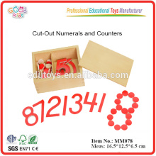 Montessori Material Number Count Math Toys